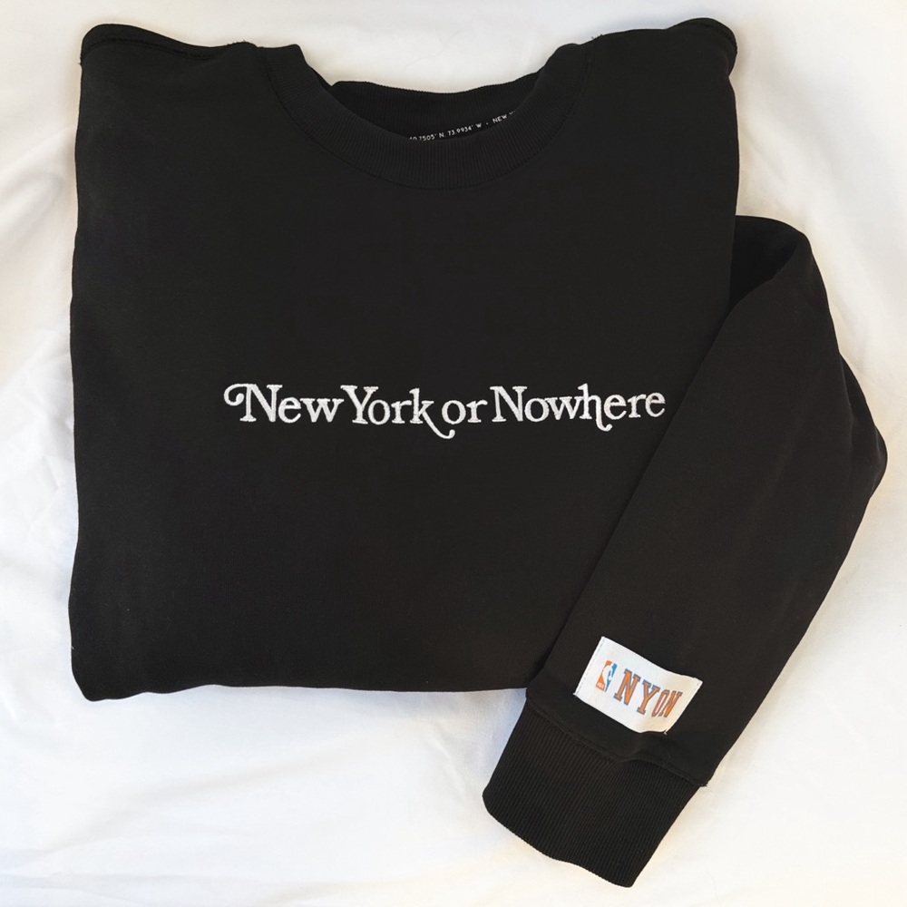 New York or Nowhere Signature Crewneck - Black - Size L